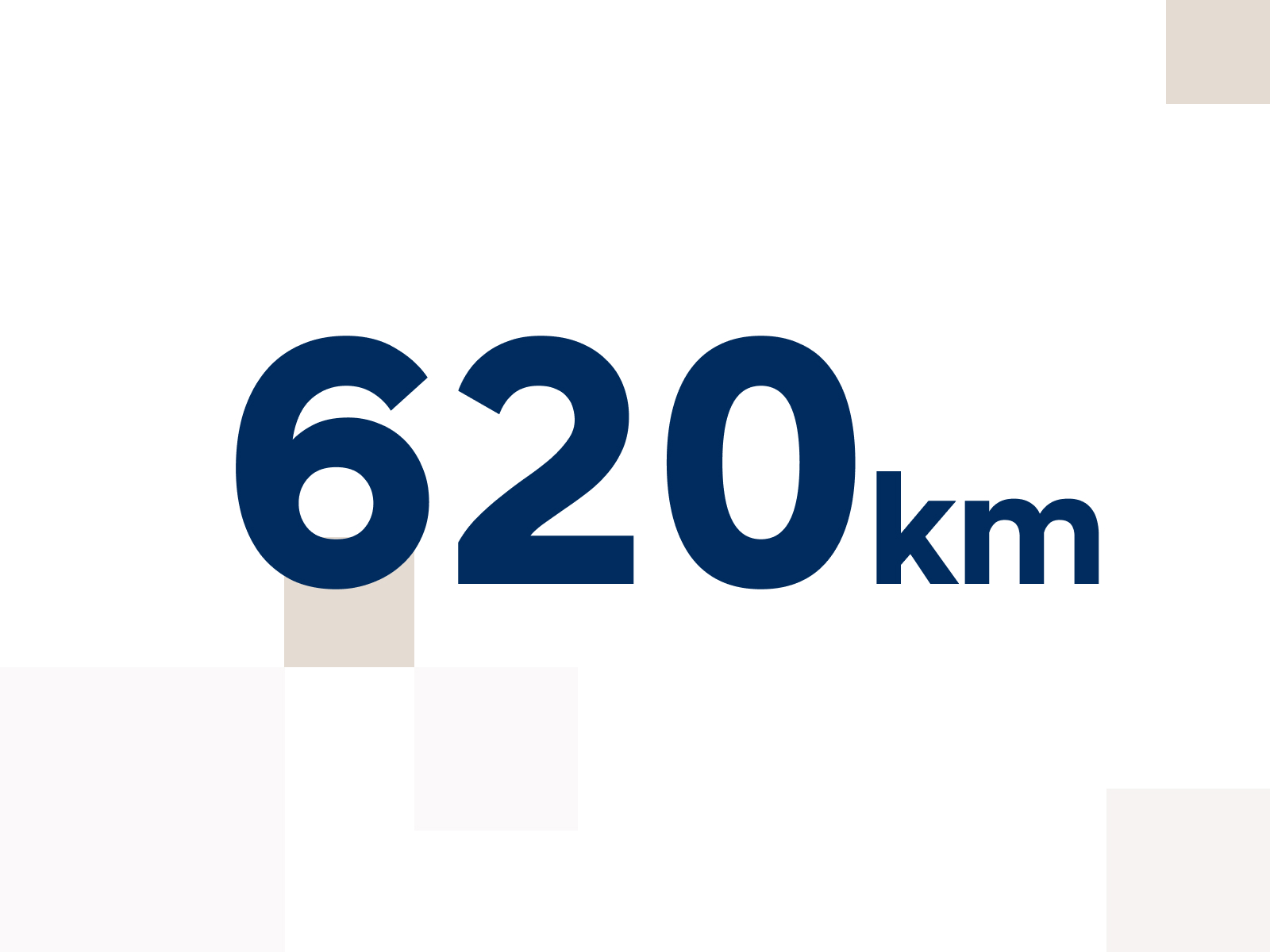 An icon of the words 620 km
